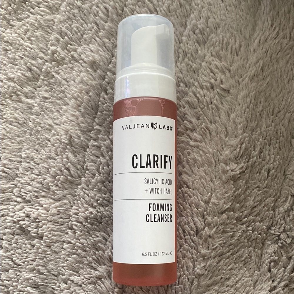 Valjean Labs Clarify Foaming Cleanser Salicylic Acid + Witch Hazel NEW